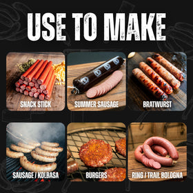 Bearded Butcher Blend cheese in meat blends for uniform texture.
