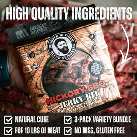 Bearded Butcher Blend Jerky Hot packet delivers a spicy kick for jerky lovers