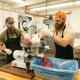 Bearded Butchers Natural Cure soak setup for curing process