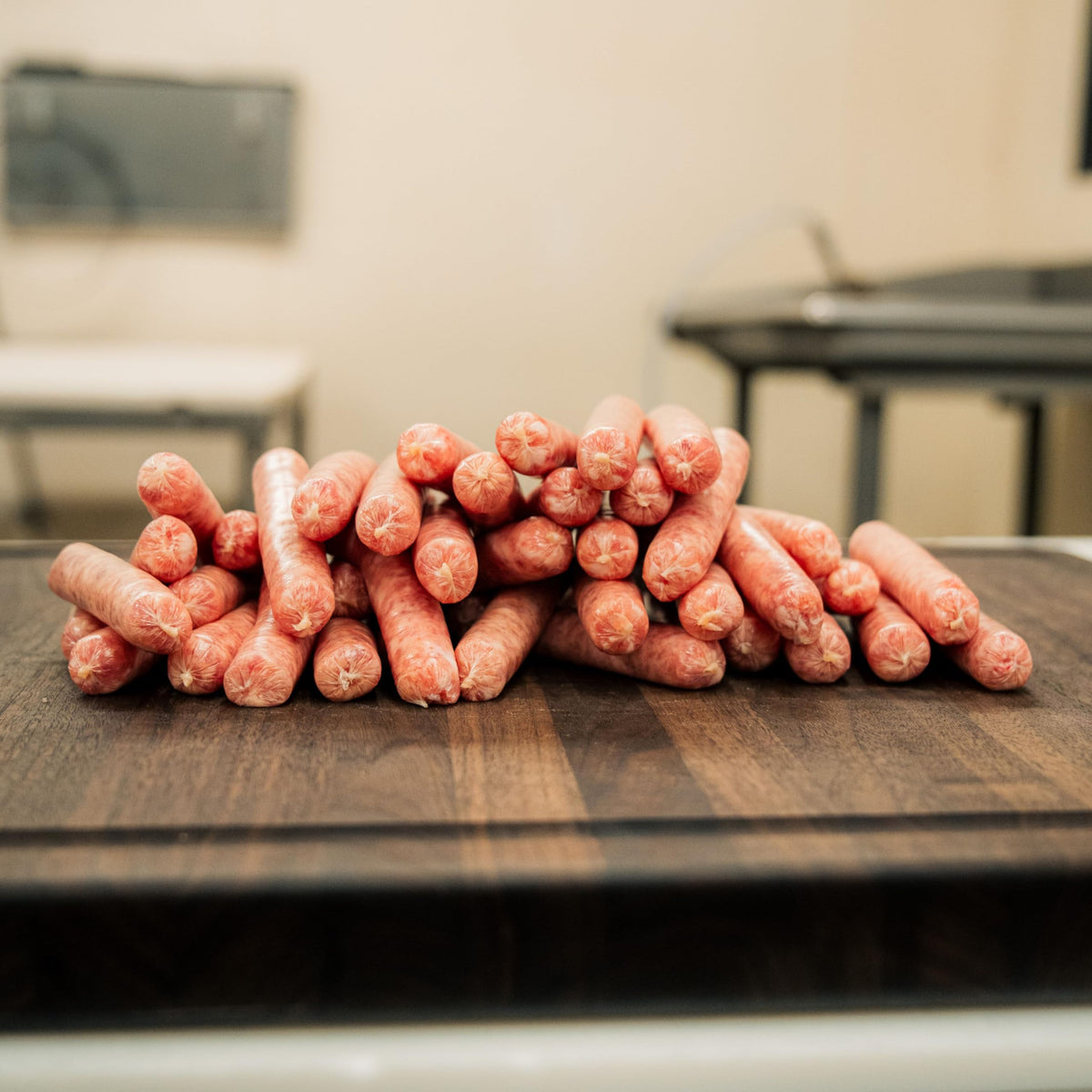 Bearded Butcher casings shown ideal for snack sticks and small bites.