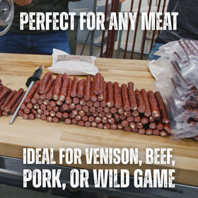 Bearded Butchers casings compatible with pellet grills and jerky racks
