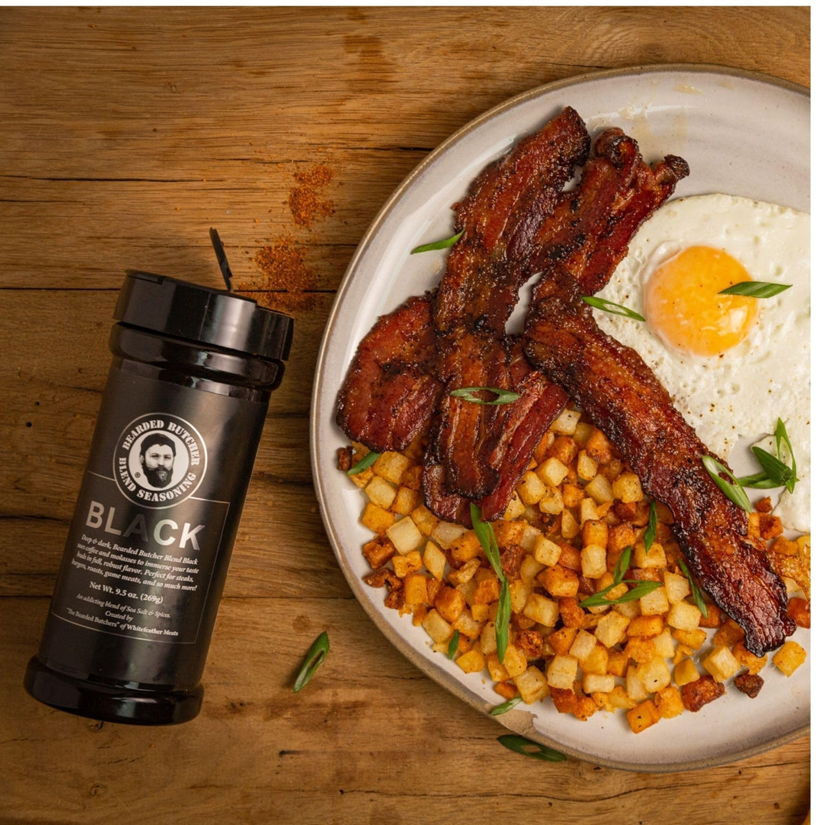 Bearded Butchers Signature Original label showcases premium all-purpose seasoning.