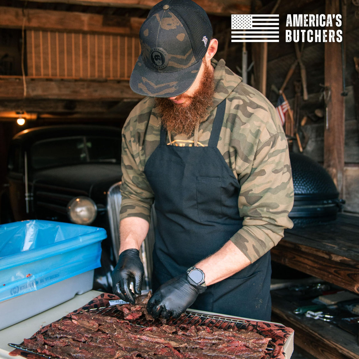 Bearded Butcher Blend kit supports smoking dehydrating or oven baking delicious jerkies
