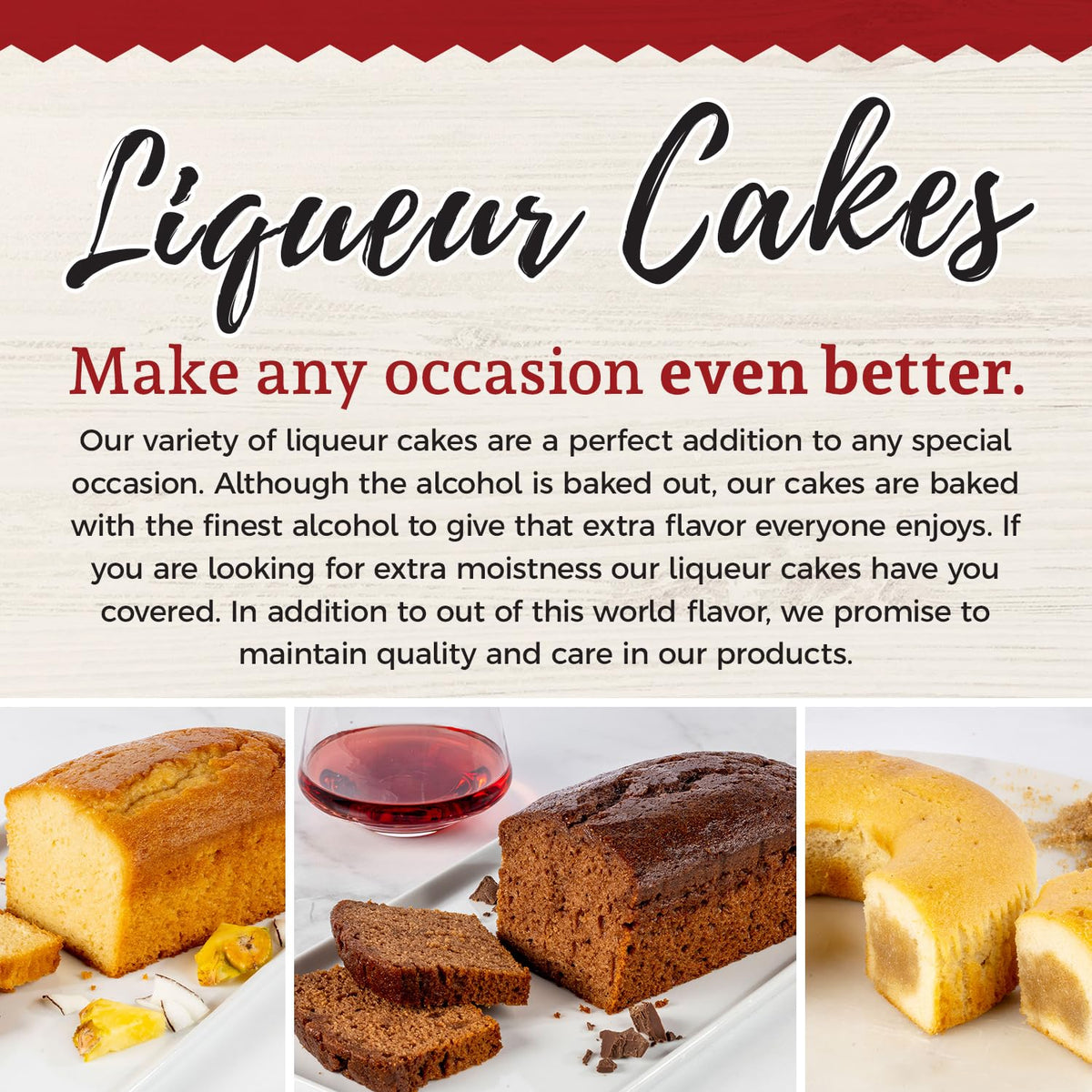 Ingredients highlight for Beatrice Lemon Drop Liqueur Cake Bar