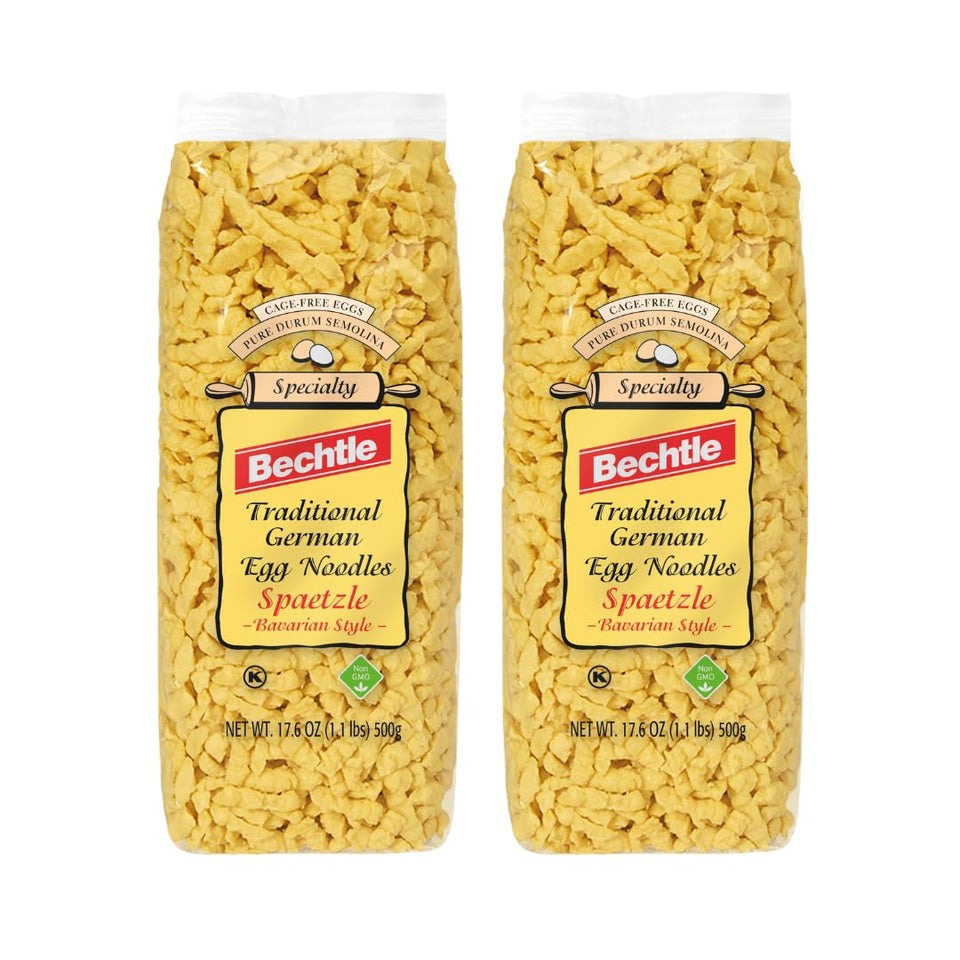 Bechtle Spaetzle Bavarian-Style noodles ready to pair with rich gravies.