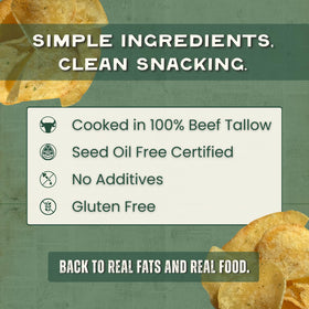 Beefy's Own sour cream and onion seasoning on chips adds tang