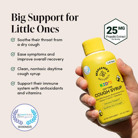 Beekeeper's Naturals Kids Elderberry Immunity Syrup supports daily immune comfort