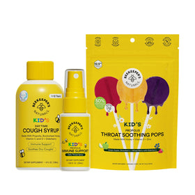 Beekeeper's Naturals Kid's Propolis Throat Spray eases scratchy throat and supports immune comfort