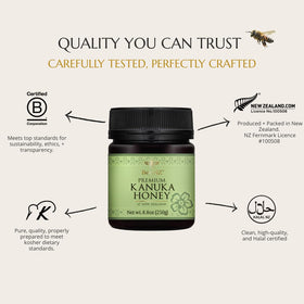 BeeNZ Kānuka Honey on oatmeal highlights versatile breakfast topping.