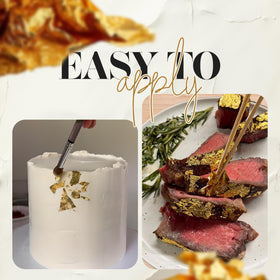 BeePoint 24K edible gold flakes 50mg pack for recipes