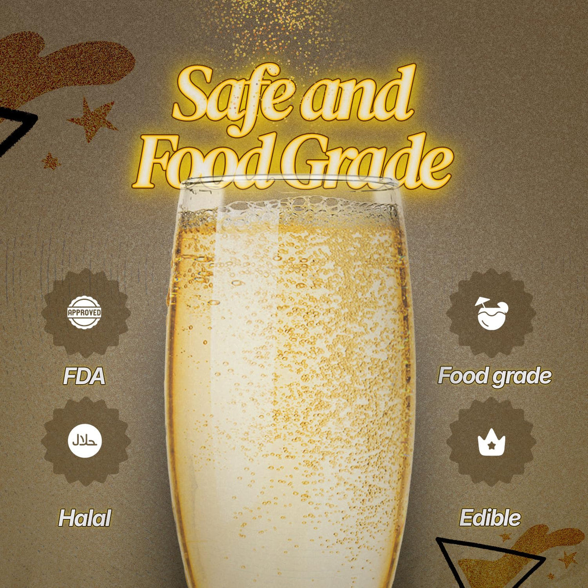 BeePoint Gold edible glitter on cake decorating delivers a luxe finish.