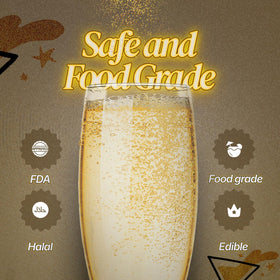 BeePoint Gold edible glitter on cake decorating delivers a luxe finish.