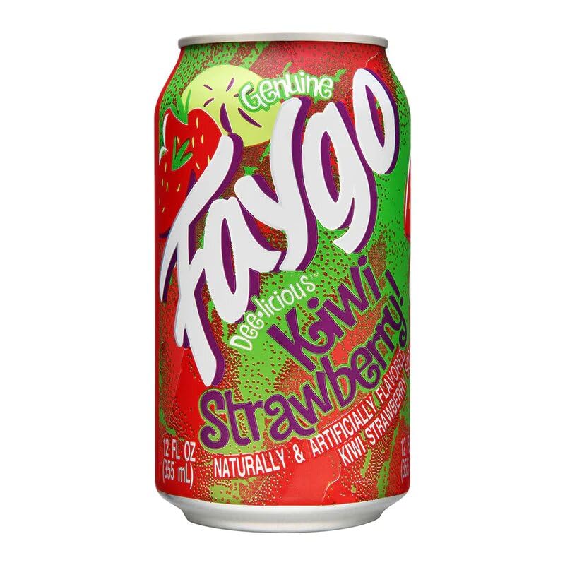 BeeQ Faygo Pineapple Orange can set for tropical flavor mix