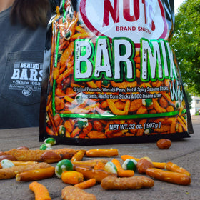 BEER NUTS Bar Mix with Wasabi ingredients detail highlights snack variety.
