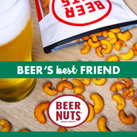 Beer Nuts Cashews party snack to impress guests
