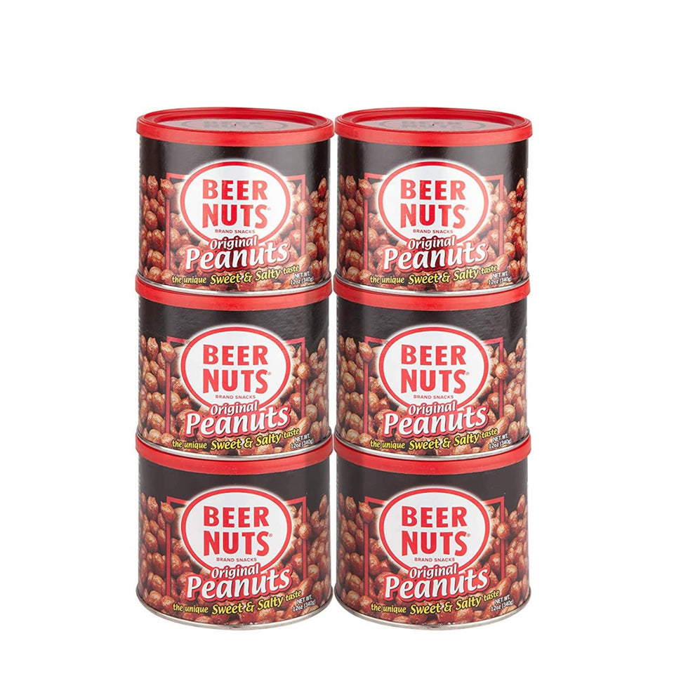 BEER NUTS Original peanuts in can, perfect beer pairing snack