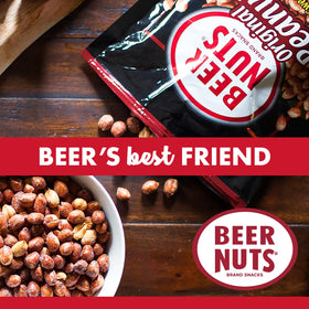 Made in the USA, BEER NUTS celebrates American snack craftsmanship.