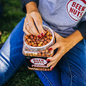 BEER NUTS Original peanuts pack of 2 for convenient bulk snack supply