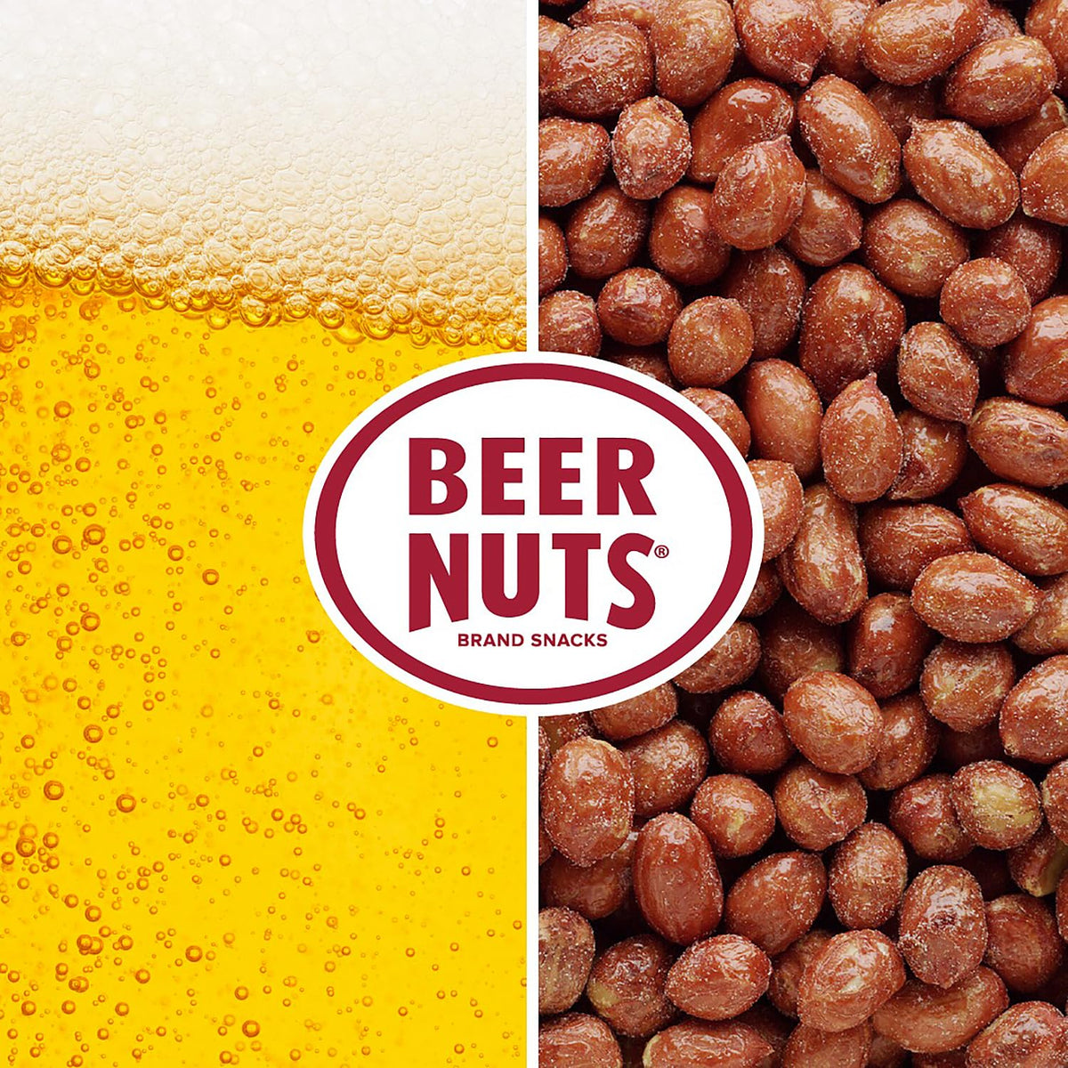 BEER NUTS Original Peanuts served on a plate for tasting