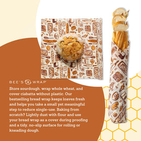 USA-made Bee's Wrap label close-up