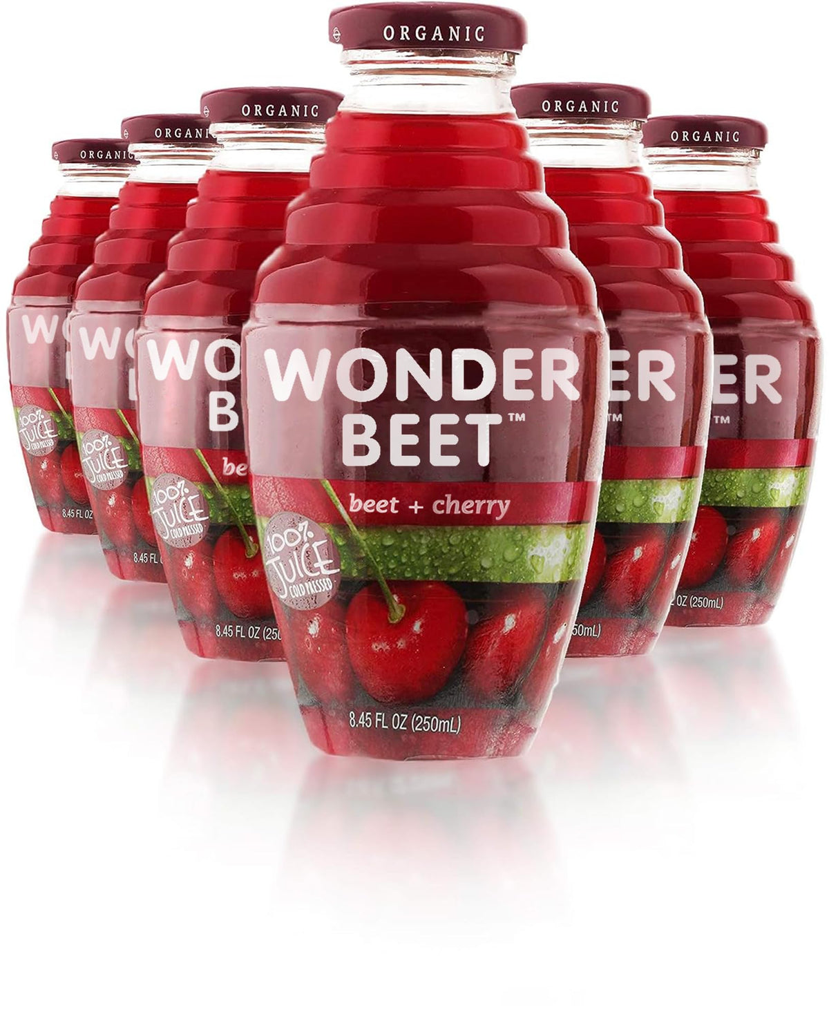 Beetology Beet Cherry Juice bottle with vibrant color and natural sweetness, ready to enjoy