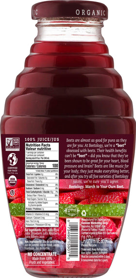 Beetology six-pack on-the-go highlighting convenient health-friendly beverage option.