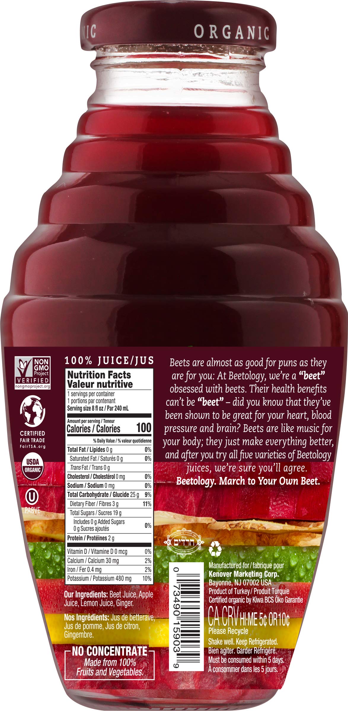 Beetology 6-pack packshot, convenient for on-the-go wellness.