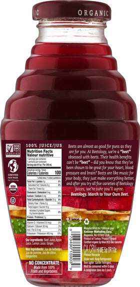 Beetology 6-pack packshot, convenient for on-the-go wellness.
