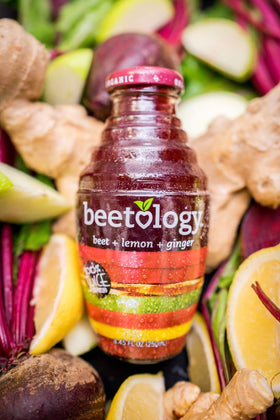 Beetology Beet + Cherry bottle, natural sweetness ideal for a tasty pick-me-up