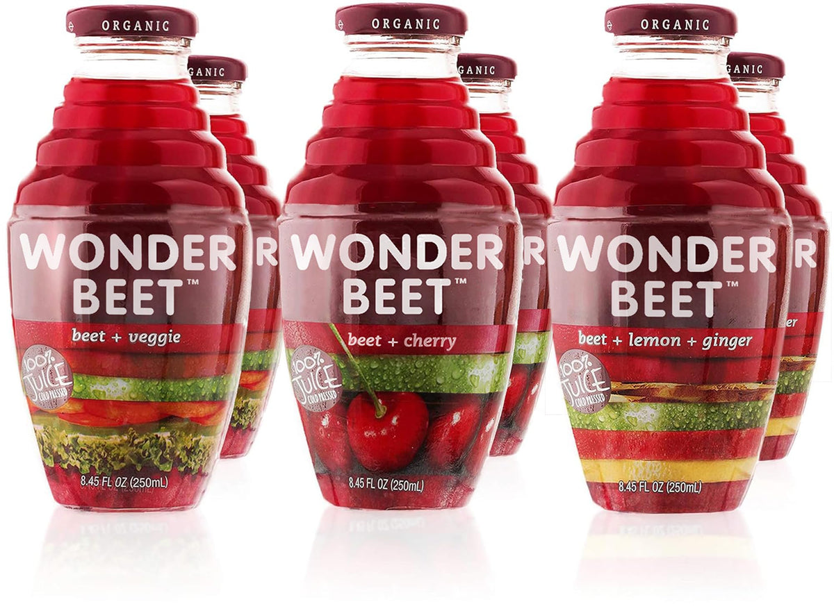 Beetology Beet + Veggie bottle, vibrant hydration with veggie variety