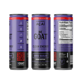 BeGOAT blue raspberry can offers bold taste and vegan energy