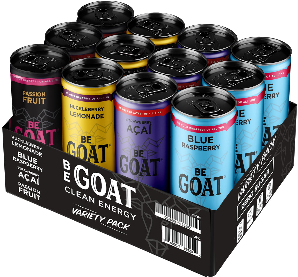 BeGOAT eco-friendly packaging communicates sustainability with your energy choice