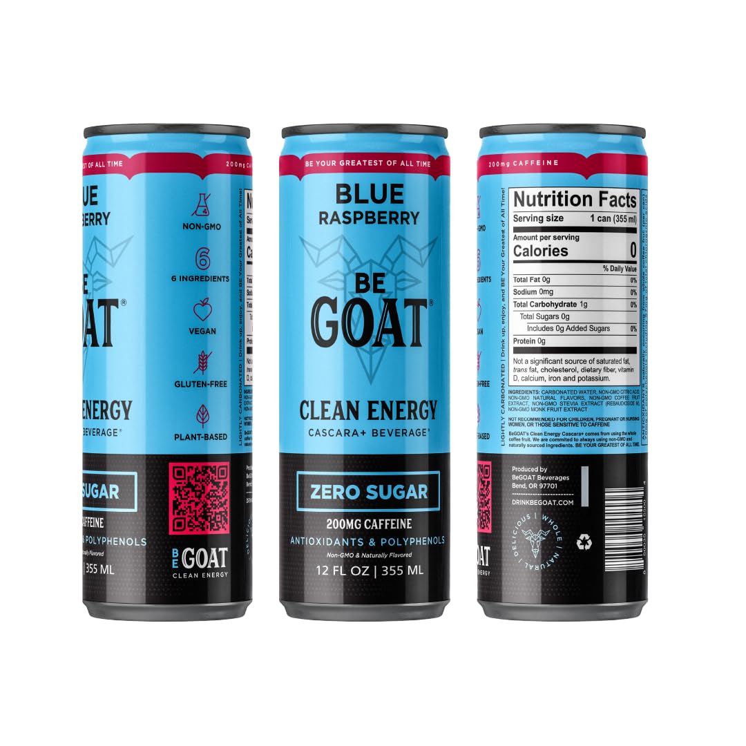 BeGOAT ingredients list showcases 6 plant-based components for clean energy