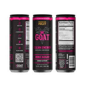BeGOAT strawberry acai can promotes refreshing, zero sugar energy