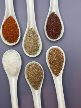 Beirut Spice Co. hyssop zaatar complements olive oil dips with a zesty finish.