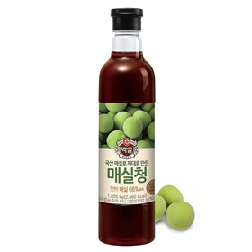 Beksul plum syrup bottle with label, ideal for refreshing iced drinks