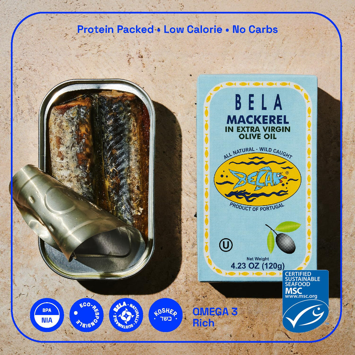 BELA organic EVOO from Iberian Peninsula enhancing delicate flavor