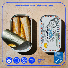 BELA sardines in hot sauce, bold flavor for spicy, protein rich dishes