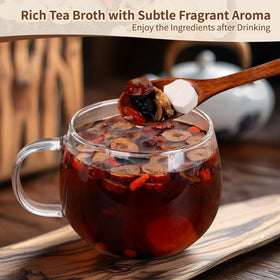 BeleePlanner Red dates and wolfberries aroma wafts from a brewed cup