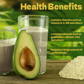 Beleon Avocado Powder in a dressing bowl adding flavor to salads.
