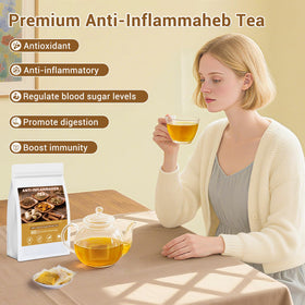 BeleePlanner Anti-Inflammaheb Tea aroma steam emphasizes cinnamon and cardamom notes for depth.