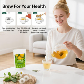 BeleePlanner dandelion roots and leaves air-dried for pure infusion