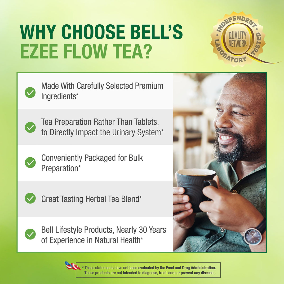 Bell Ezee Flow ingredients highlight saw palmetto within the blend