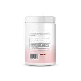 Scoop of Bella All Natural Hibiscus Jamaica with Prebiotics ready to mix.