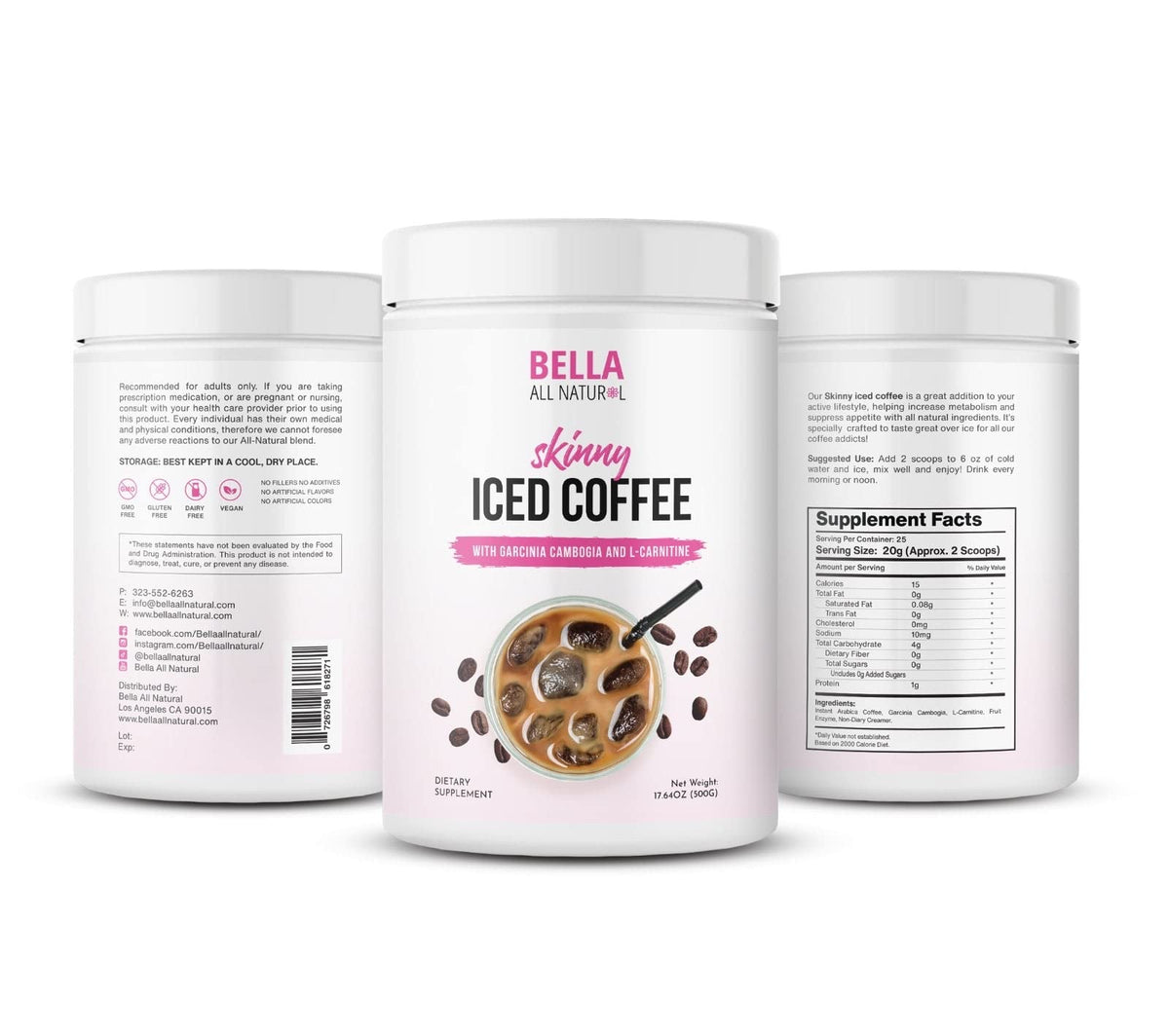 Close-up of Garcinia Cambogia in Bella Skinny Iced Coffee