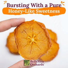 Bella Viva Charcuterie-friendly persimmon slices on serving platter