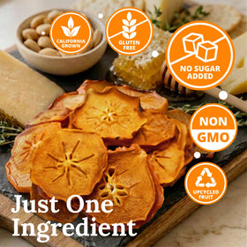 Bella Viva Upcycled fruit concept of upcycled persimmons for sustainable snacking
