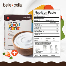 Belle + Bella starter with 2 billion cultures for rich dairy-free yogurt