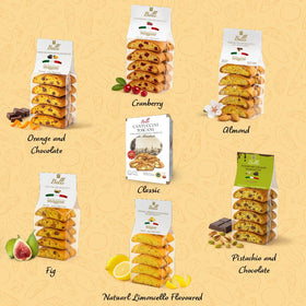 Tea dunk image shows Belli Figs Biscotti ideal for dunking in hot beverage.