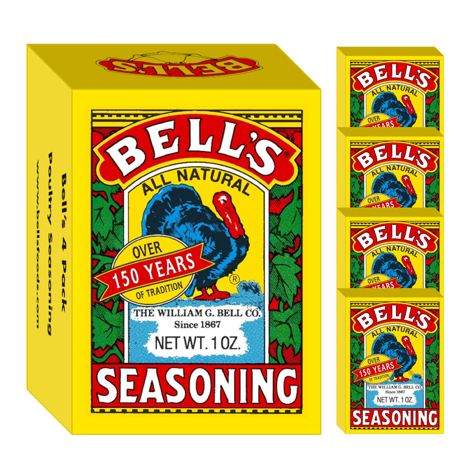 Bell's All Natural Seasoning classic poultry blend box boosts flavor without salt